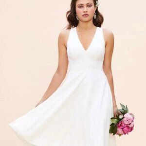 Dress the Population - Catalina Dress in Off White